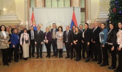 20. децембар 2016. Чланови посланичке групе пријатељства са Италијом и амбасадор Италије у Београду 